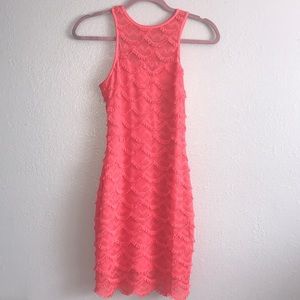 Beautiful Coral pink dress. Size 0